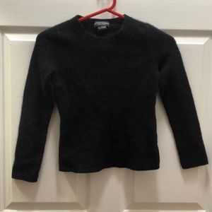 Black 100% Cashmere Top